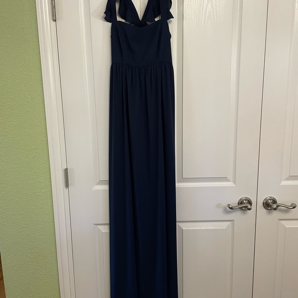 Show Me Your MuMu Deep Blue Maxi Dress M